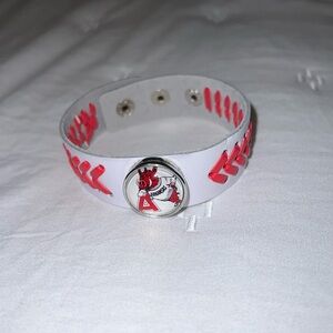 Razorback baseball bracelet